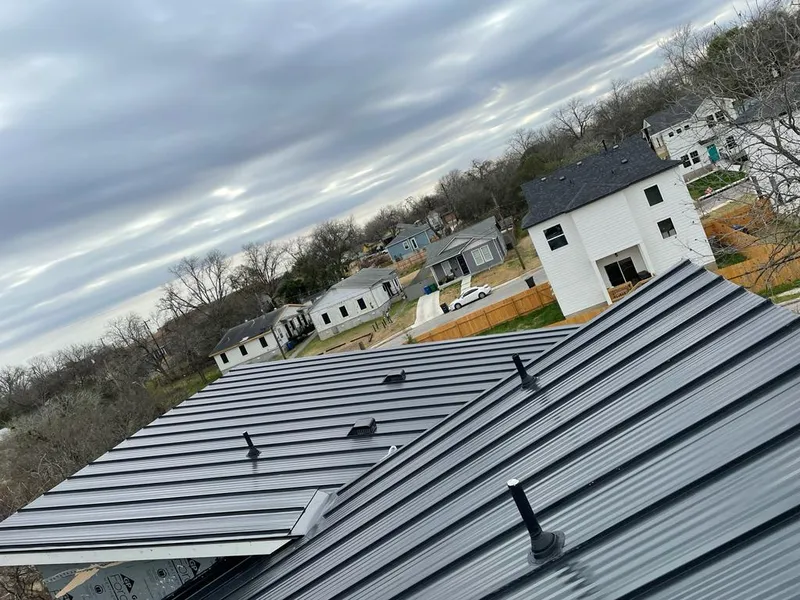 Standing seam metal roof panels with vents for Skylight Repair in Herriman